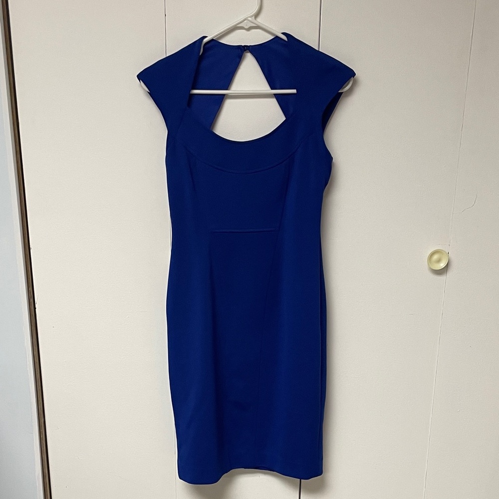 Maggy London Royal Blue Midi Dress